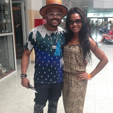 Dg With Apl De Ap Black Eyed Peas At Cape Verde Opening Show Launch Melia Dunas Beach Resort