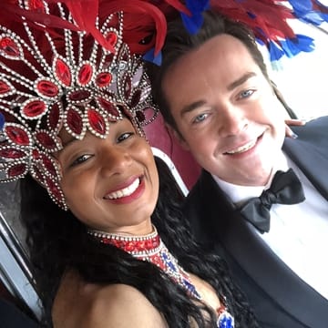 Dg With Stephen Mulhern Filming Opening Britains Got More Talent Show